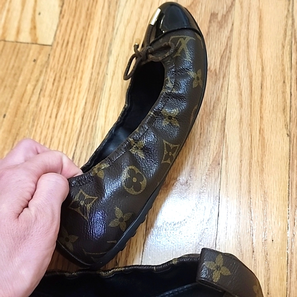 Louis Vuitton Brown and Black Flats & Loafers - Picture 6 of 13